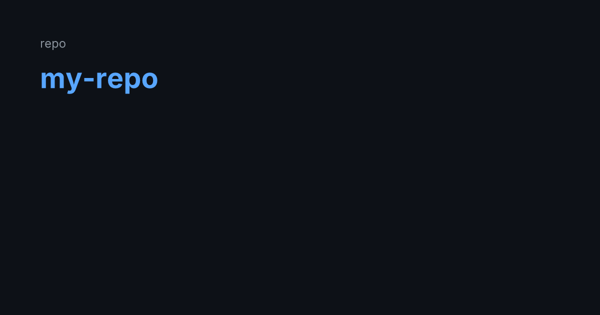 github-repo template, 1200x630